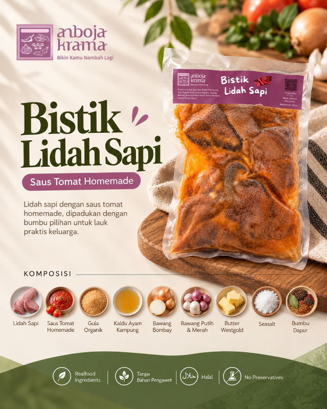 Bistik Lidah Sapi (Amboja Krama)