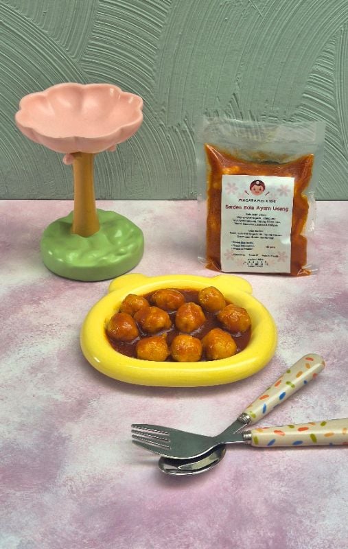 Sarden bola ayam organik udang