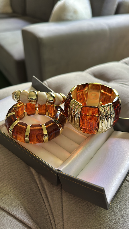 Brazalete Boho Coco Dorado - Fantasía