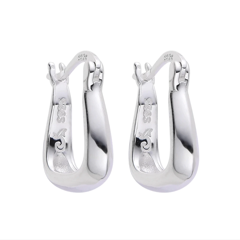Argollas criollas lisas - Plata 925