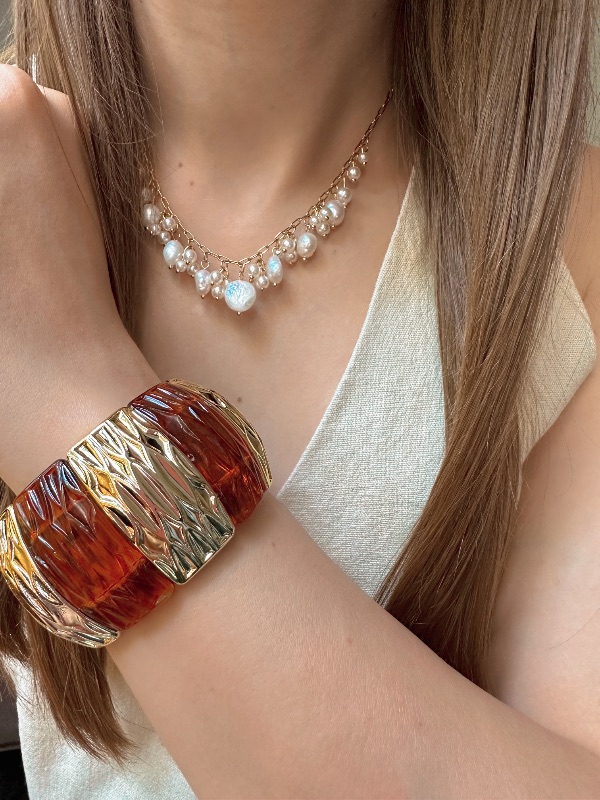 Brazalete Boho Suri Dorado - Fantasía