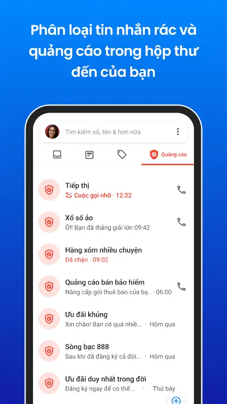 Truecaller ID Người gọi & spam