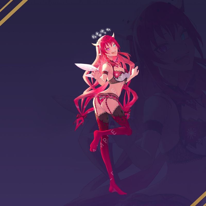 IRyS Lingerie Standee by Pawz212