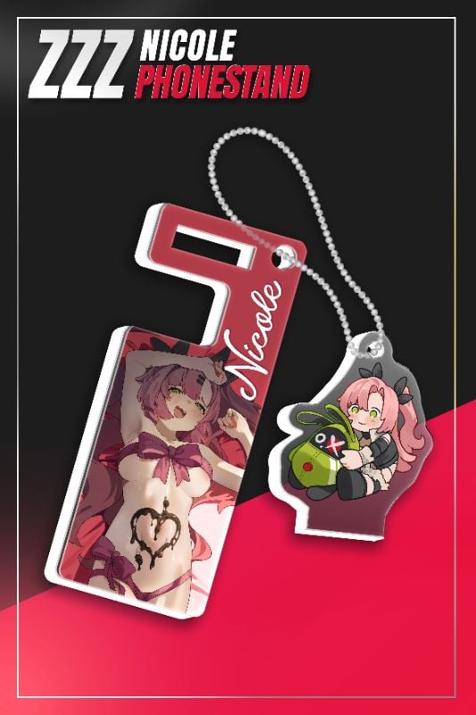 Nicole Phonestand Keychain by Ak4ci