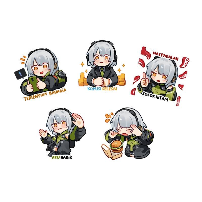 Anby Stickers by Kani Fish