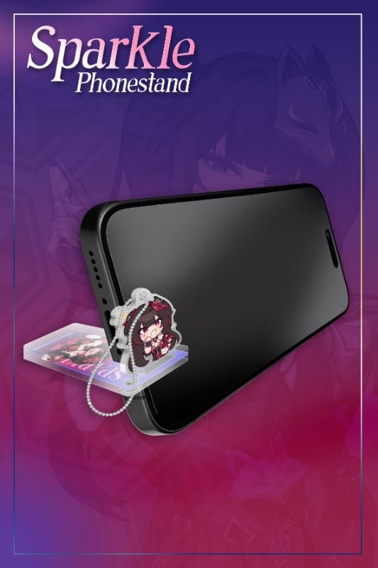 Sparkle Phonestand Keychain by Nanatsuichi
