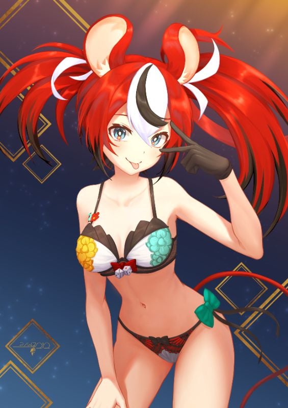 Hakos Baelz Lingerie Foil Card by Pawz212