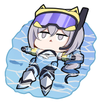 Bronya Swimming Keychain by Marin Liekuriva