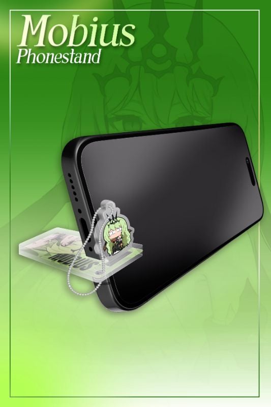Mobius Phonestand Keychain by Marin Liekuriva