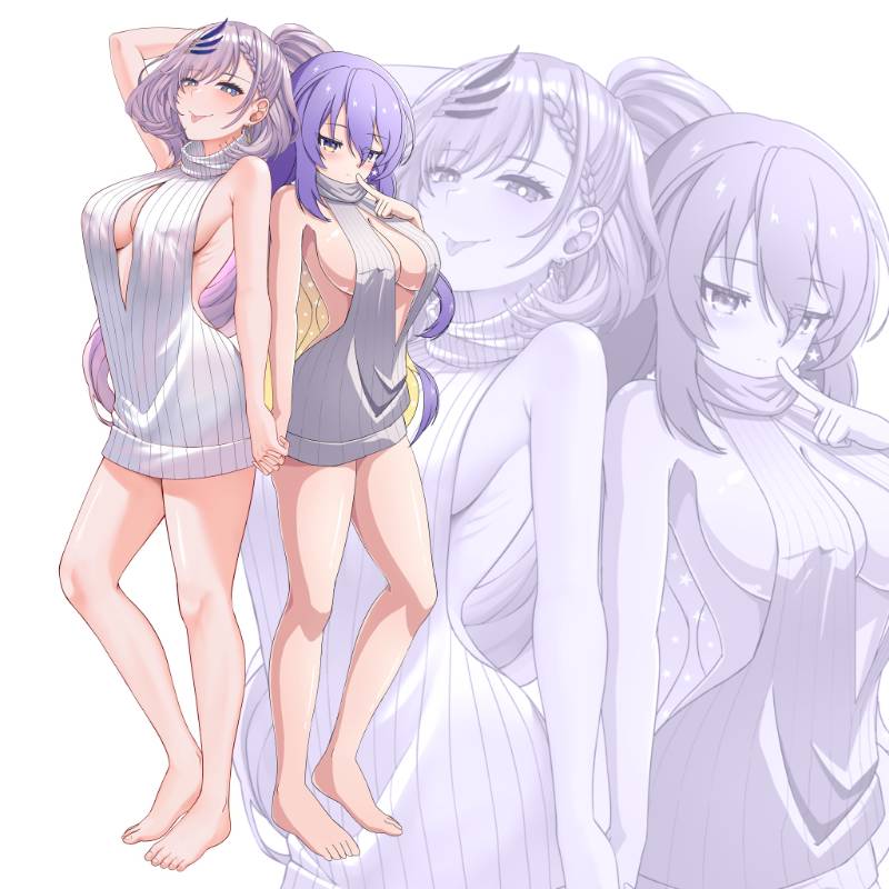 Pavonova in Virgin Killer Sweater - Acrylic Standee by Kai/カイ and Landacdeus