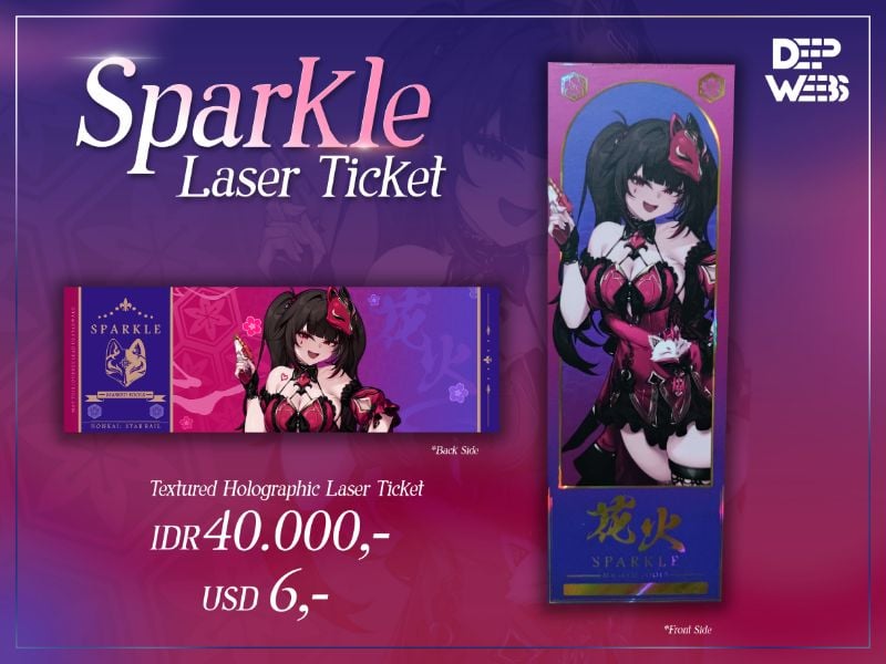 Sparkle Laser Ticket by Nanatsuichi