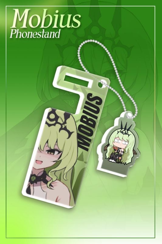 Mobius Phonestand Keychain by Marin Liekuriva