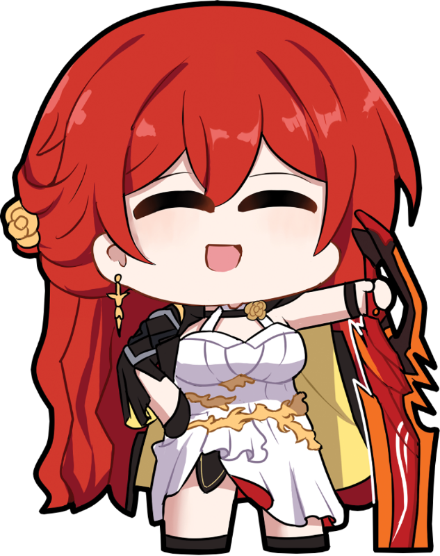 Himeko Keychain by Marin Liekuriva