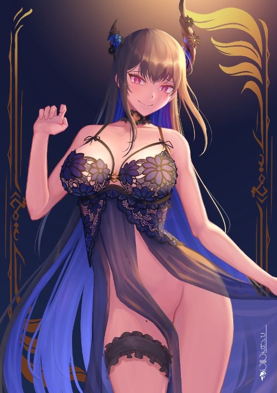 Nerissa Ravencroft Lingerie Foil Card by Pawz212