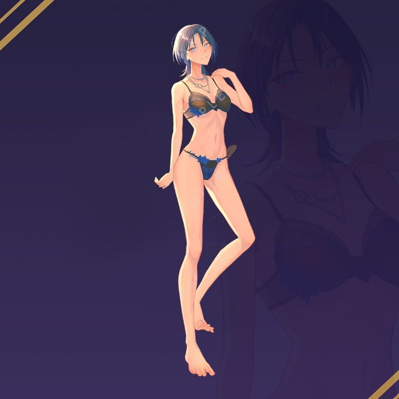 Hiodoshi Ao Lingerie Standee by Pawz212