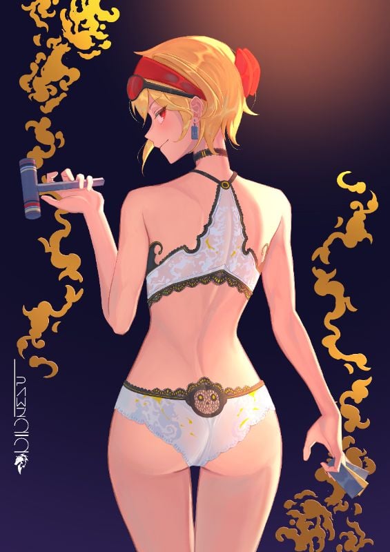 Kaela Kovalskia Lingerie Foil Card by Pawz212