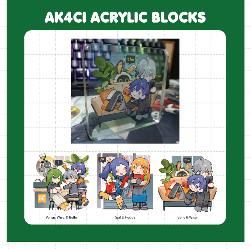 ZZZ Acrylic Blocks by Ak4ci