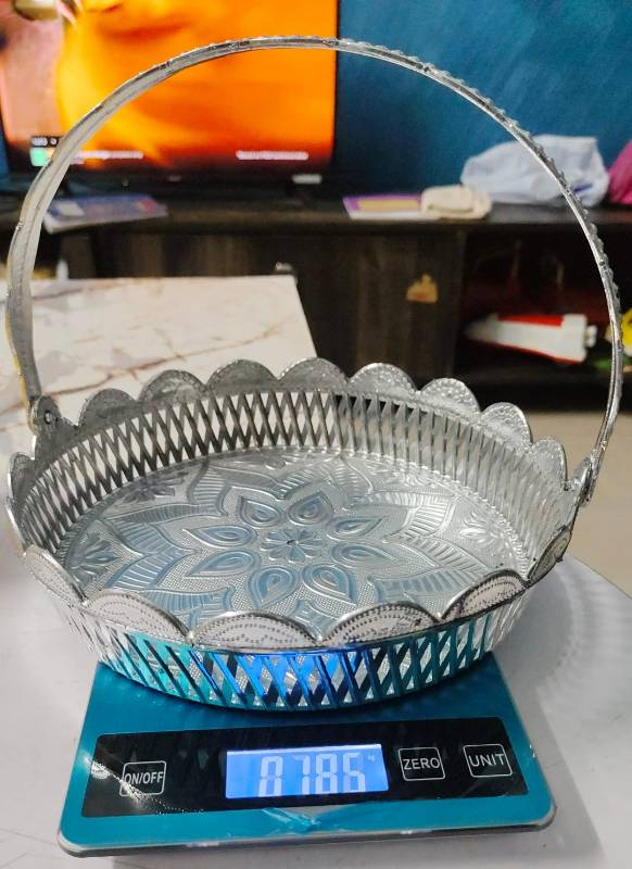 Silver Flower Carrier (Latest design)