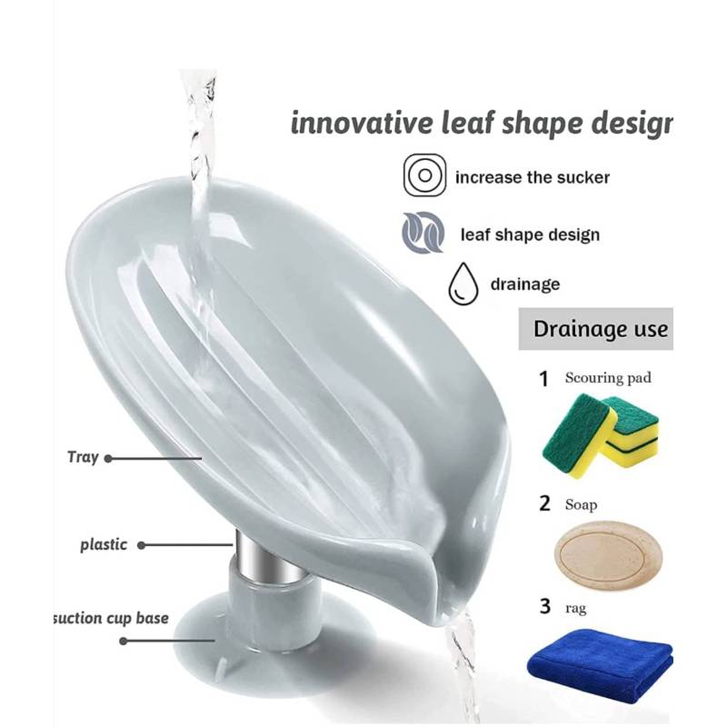 Soap Stand Holder For Bathroom Kitchen Sink Self Draining Soap Dish Holder