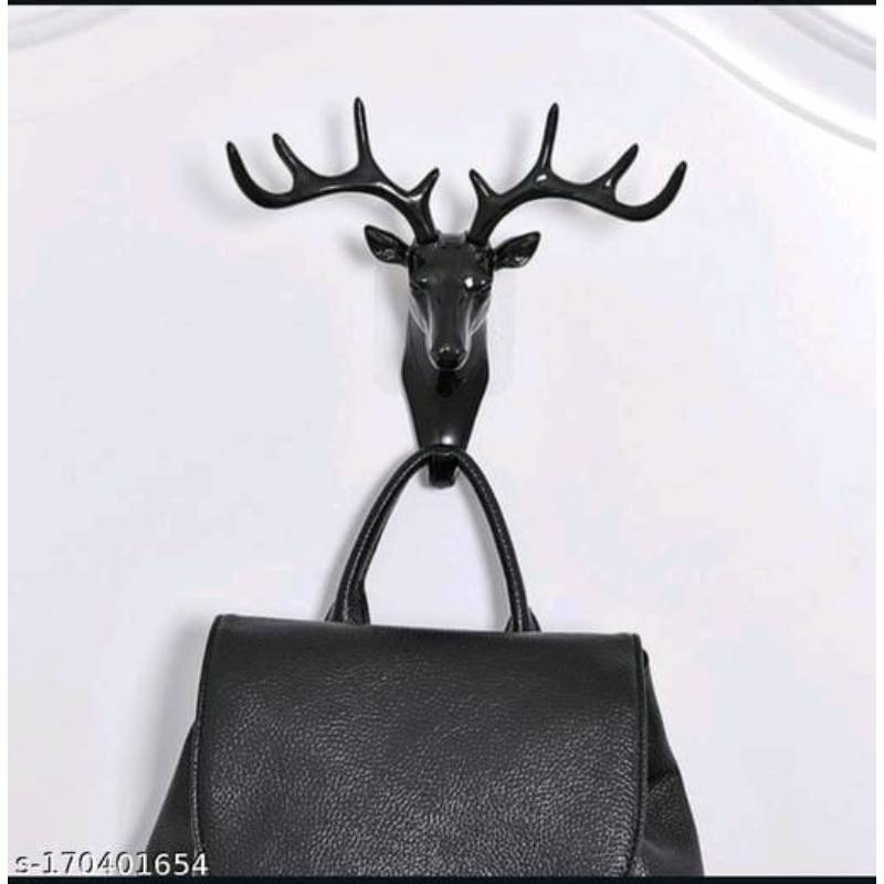 Deer Head Shape Antique Key Holder |Plastic Wall Mounted