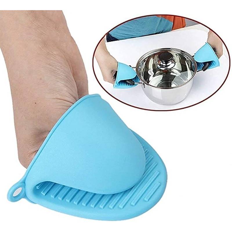 2 Pcs Silicone Heat Resistant Hot Pot-Vessel Holder Pinch Grip (1 Pair) (1)