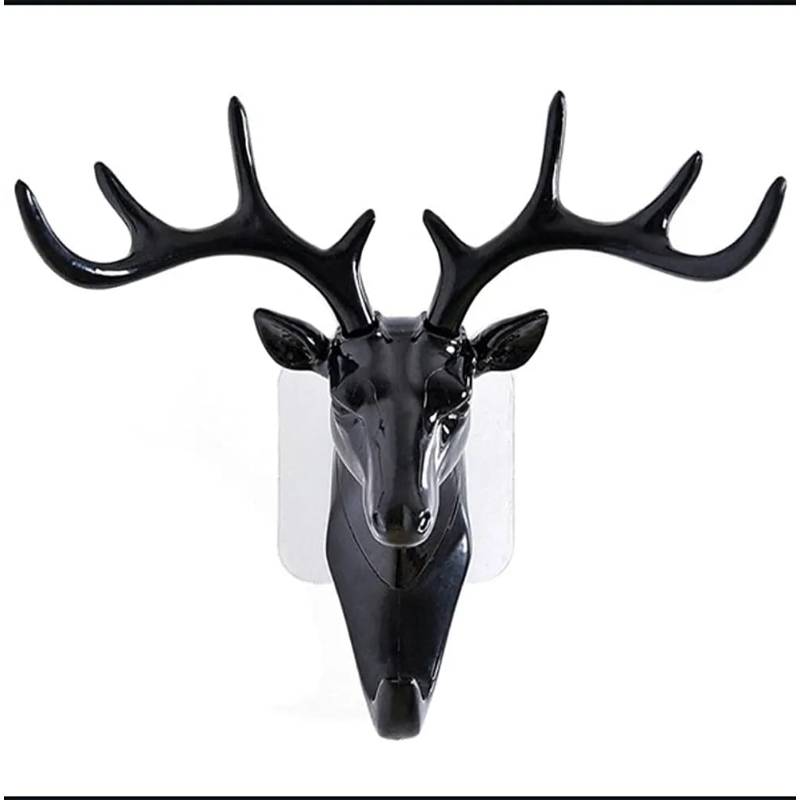 Deer Head Shape Antique Key Holder |Plastic Wall Mounted