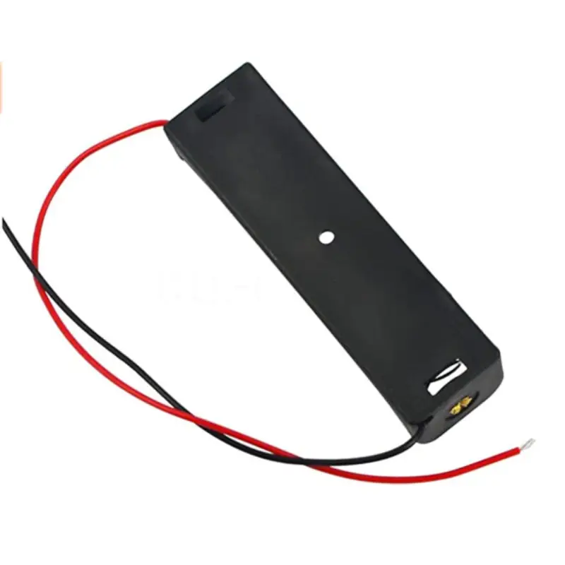 18650X1 Single Battery Cell Holder/Case with Wire