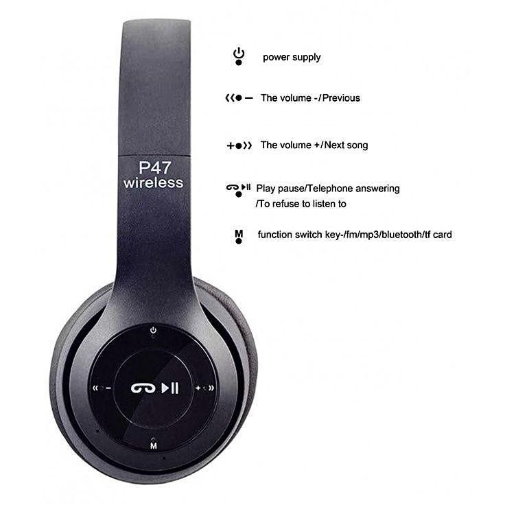 P47 wireless Stereo Headphones