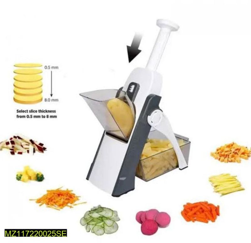 Multi-Function Vegetable Cutter Adjustable Slices 0.5-8mm