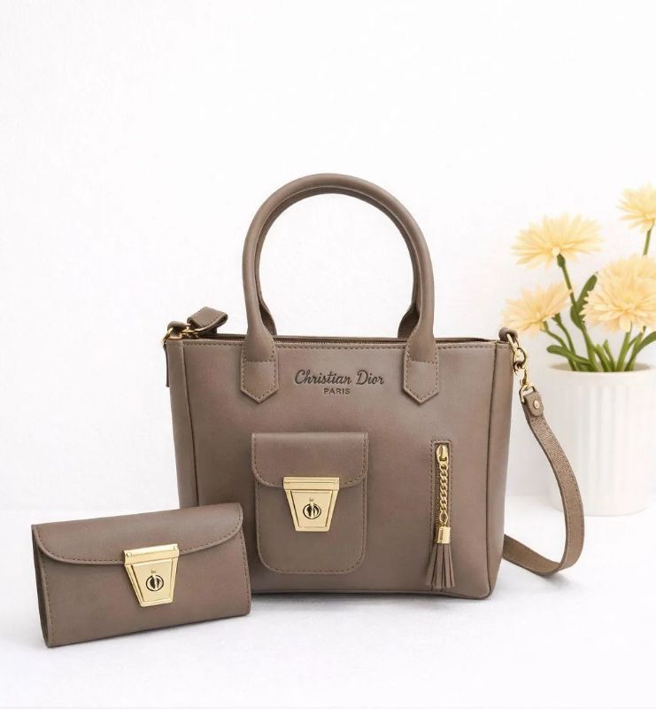 Leather Handbags set with Wallet