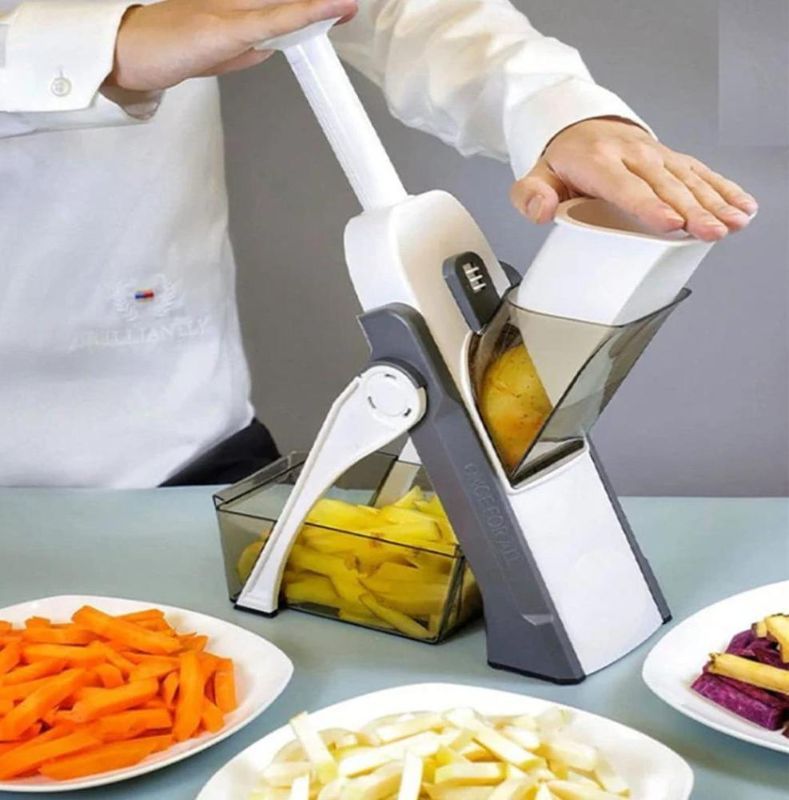 Multi-Function Vegetable Cutter Adjustable Slices 0.5-8mm