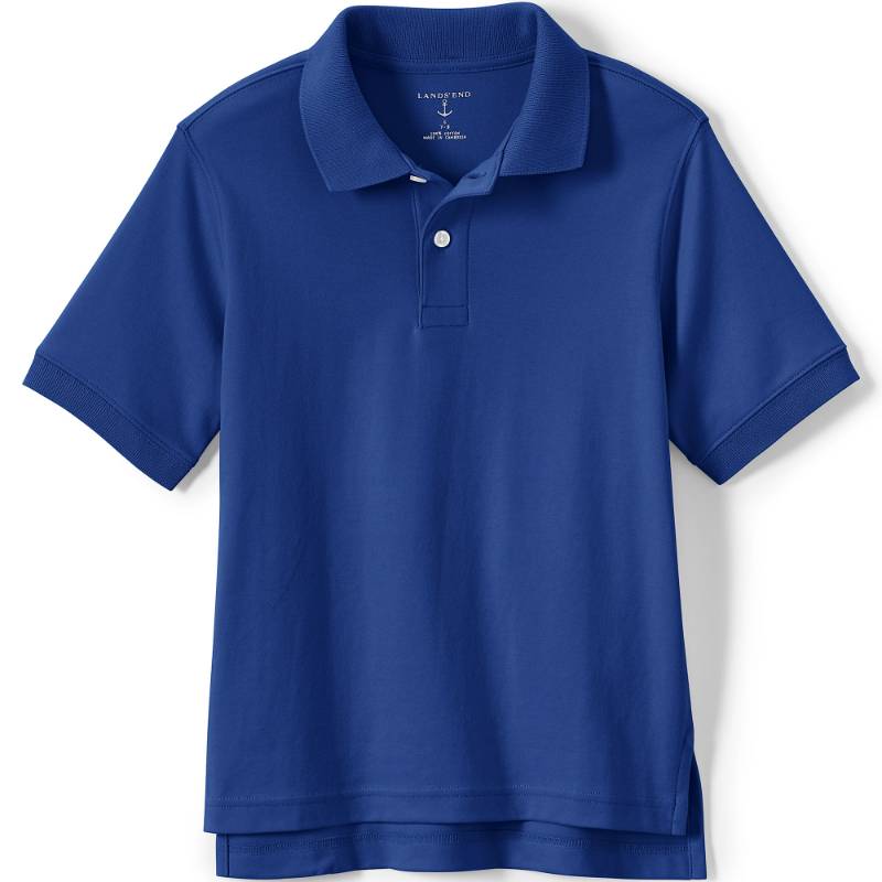 Blue Polo-Short Sleeve Interlock