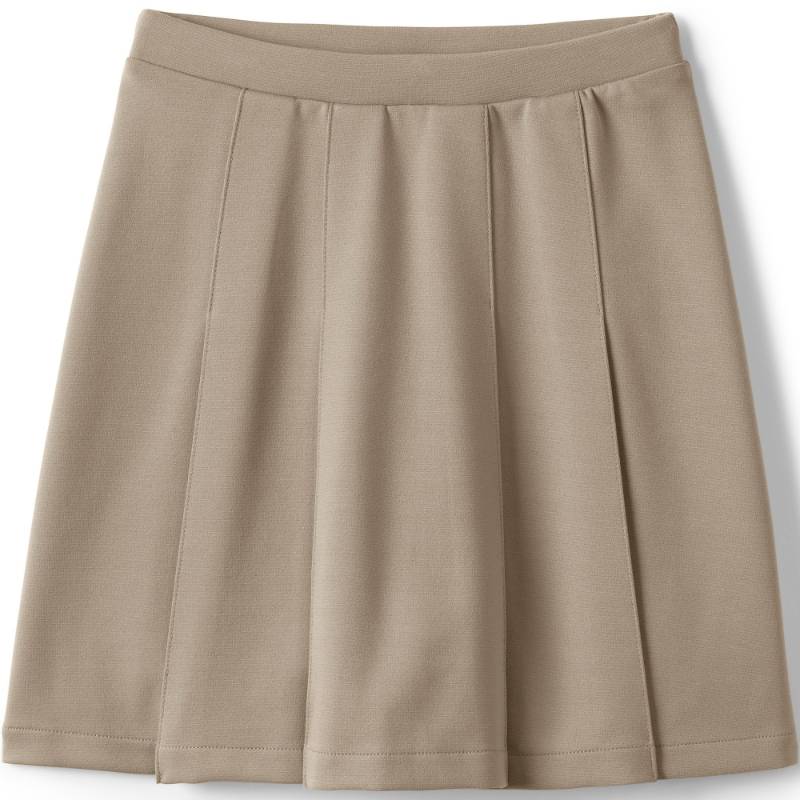 Khaki Skirt Ponte Pleat