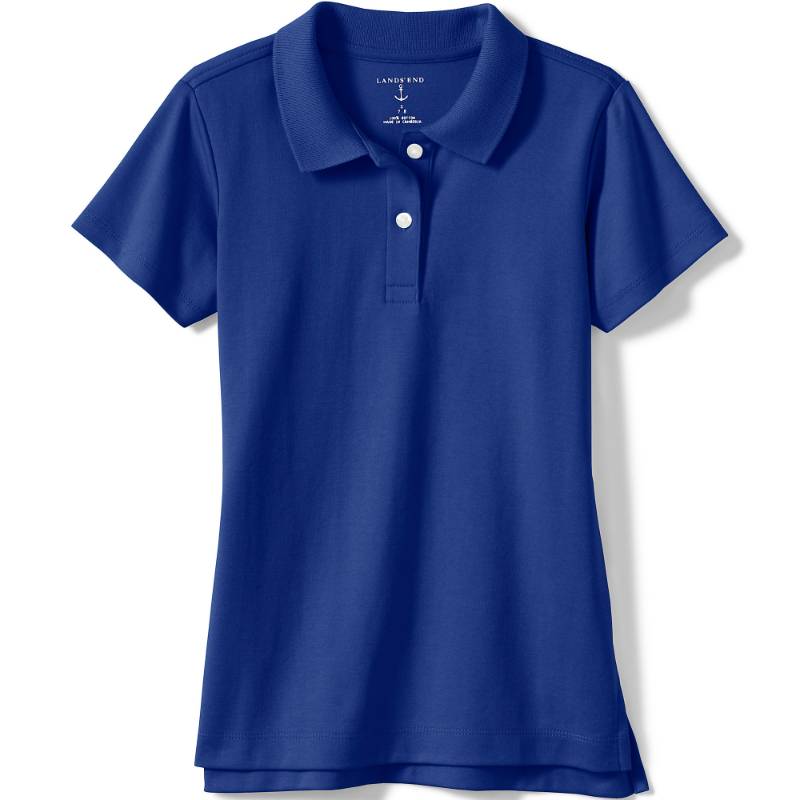Blue Polo-Short Sleeve Mesh