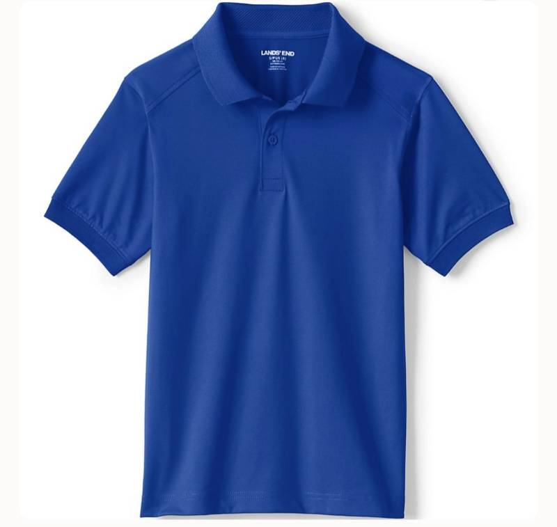 Blue Polo-Short Sleeve Rapid Dry