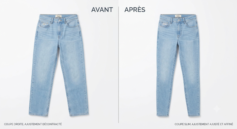 Slimmer un jean