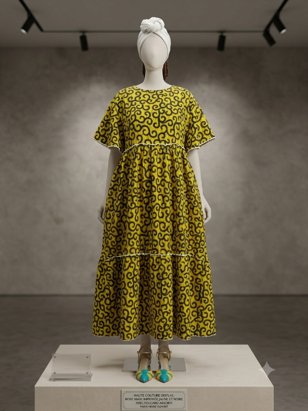 Robe Wax "Dorées"
