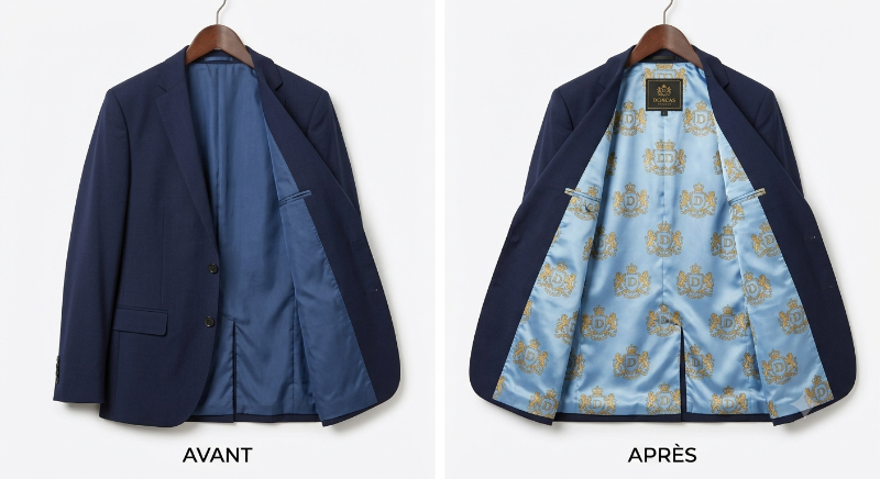 Remplacer doublure veste/Blazer