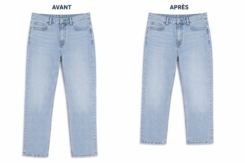 Raccoucir un jean