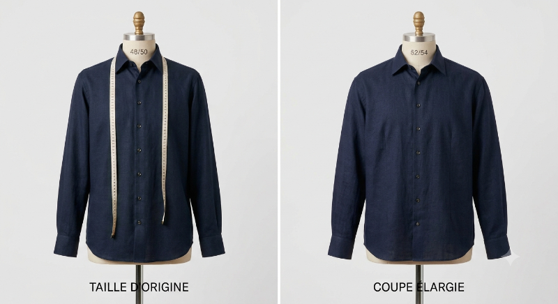 Ajuster le corps de chemise
