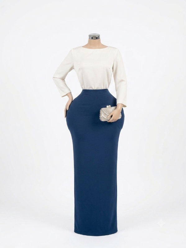 Jupe Droite  "Marina"
