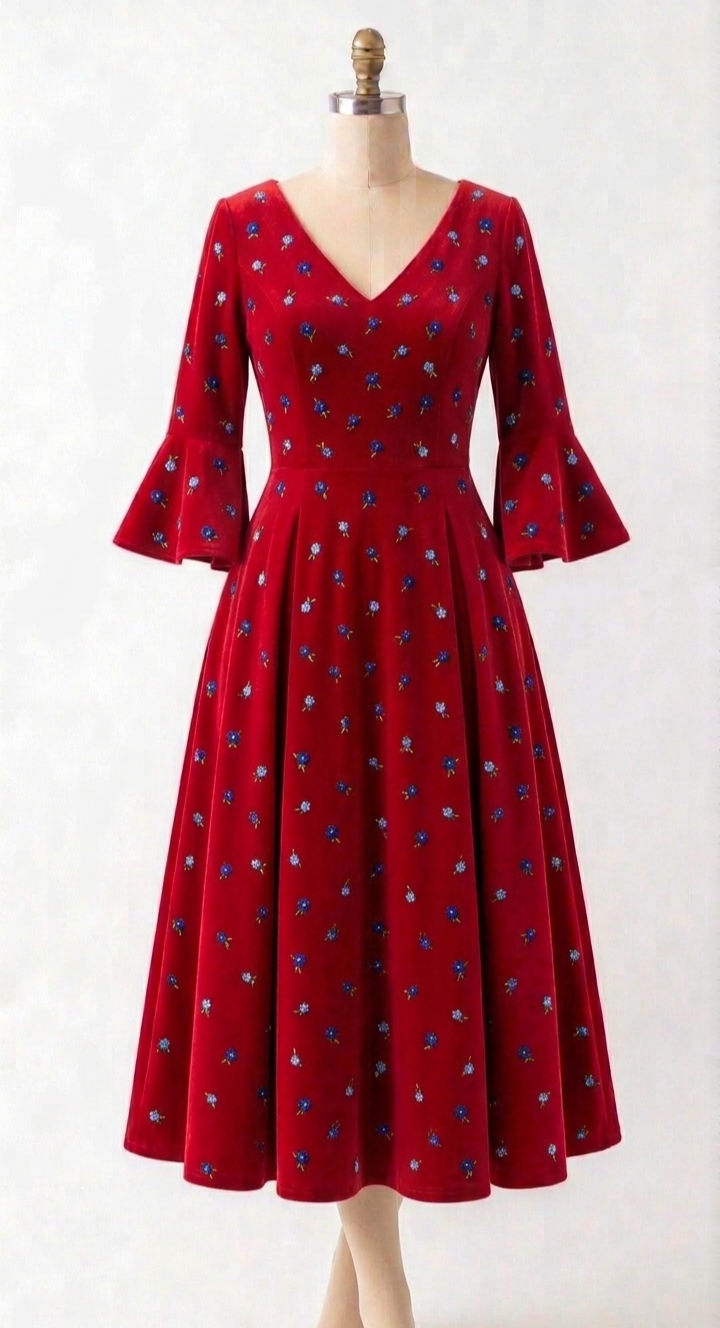 Robe Vintage Fleurie