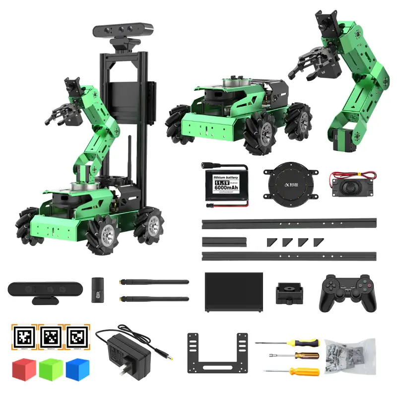 JetAuto Pro ROS Robot Car with Vision Robotic Arm Powered by Jetson Nano Support SLAM Mapping/ Navigation/ Python