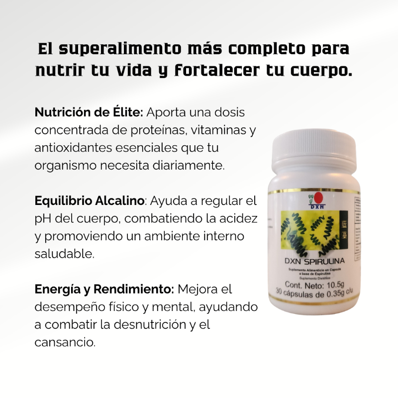 Espirulina Capsulas X30