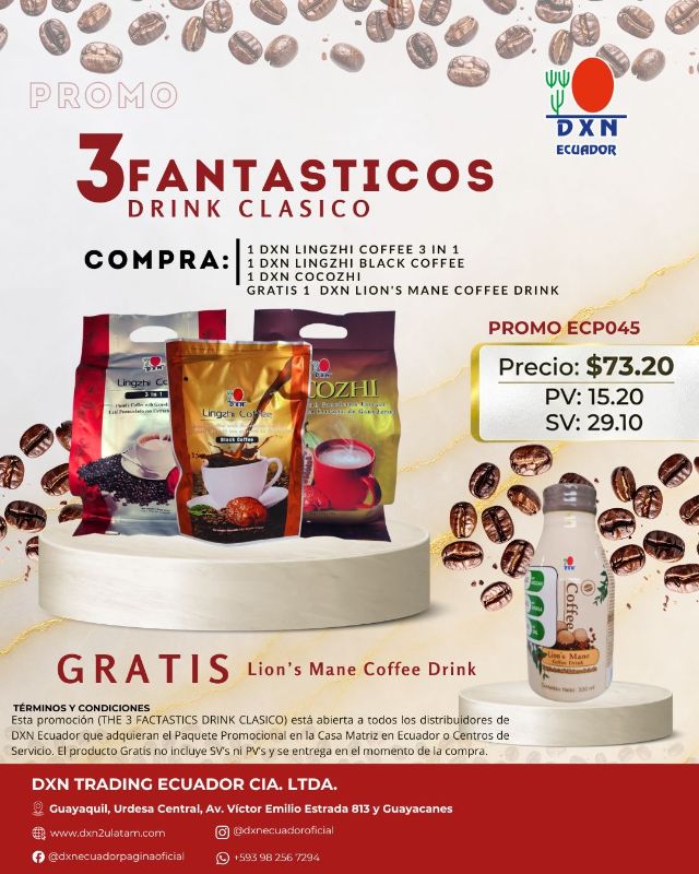LOS TRES FANTASTICOS  DRINK  CLASICO