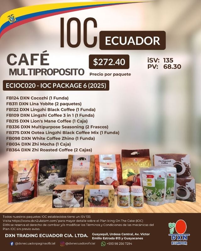 IOC ECUADOR - Cafe Multipropósito