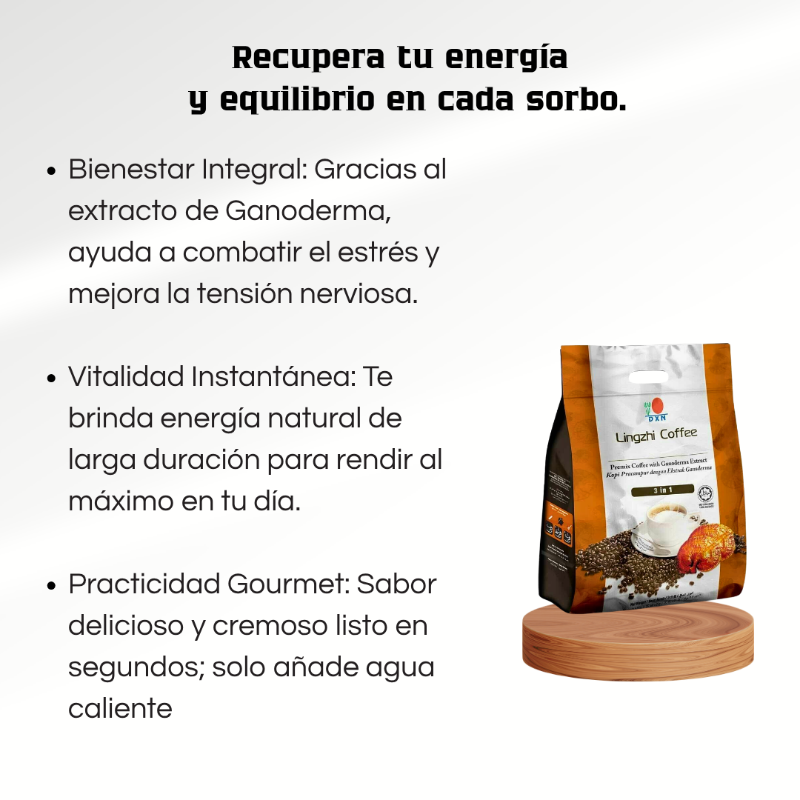 Lingzhi Caffe 3 en 1