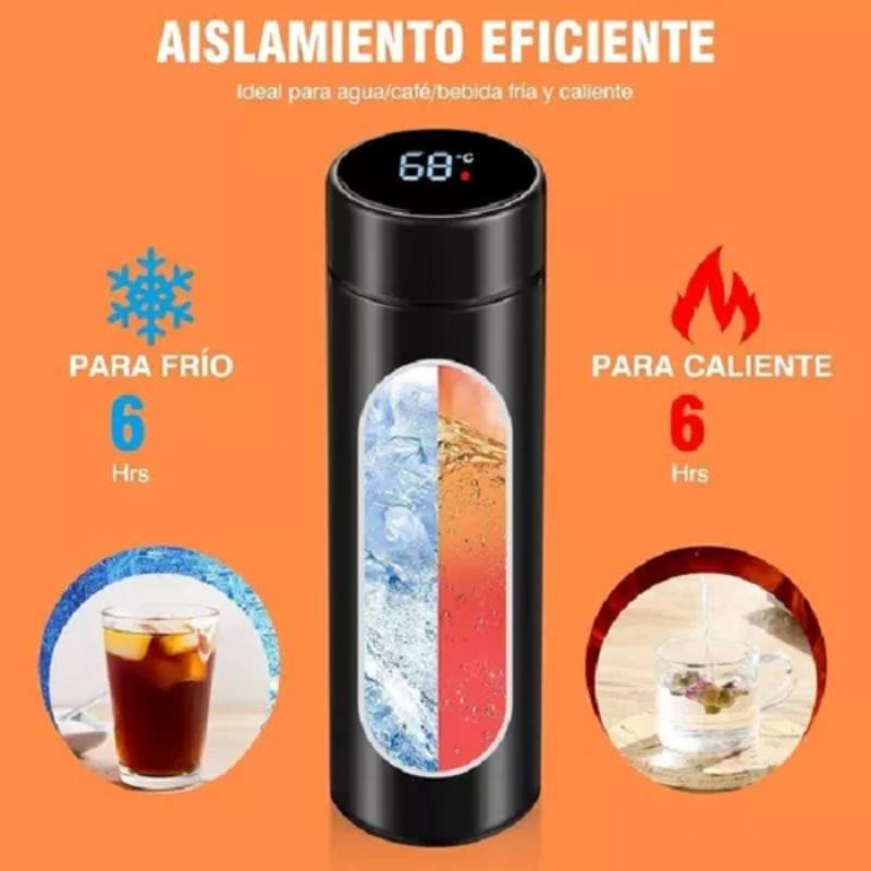 Termo con pantalla LED inteligente medidor de temperatura