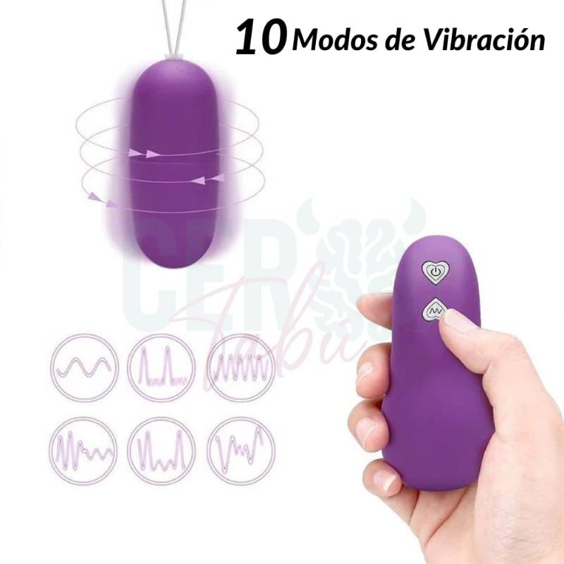 Huevo Vibrador Inalámbrico A Control Remoto