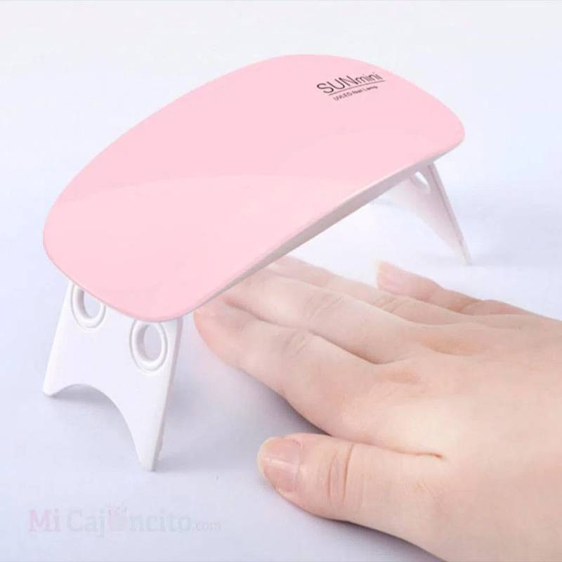 Mini Lampara Para Uñas Esmalte Gel Semi Permanente Uv/led